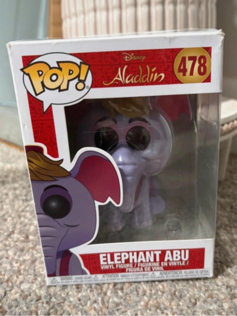 Disney Purple Elephant Abu Pop! Vinyl Figure